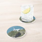 Dessous De Verre En Grès Southstack Lighthouse Wales. (Côté)