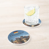 Dessous De Verre En Grès Souvenir de Dusseldorf (Côté)