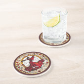 Dessous De Verre En Grès Souvenir de vacances en Espagne (Côté)