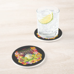 Dessous De Verre En Grès Souvenir du Festival du solstice d'été de Greensbo
