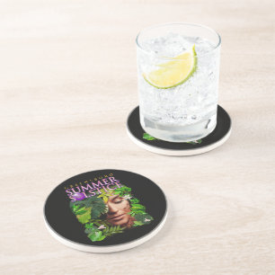 Dessous De Verre En Grès Souvenir du Festival du solstice d'été de Greensbo