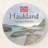 Dessous De Verre En Grès Souvenir Haukland (Devant)