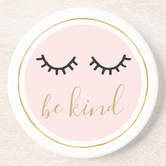 Dessous De Verre En Grès Soyez des cils (Devant)