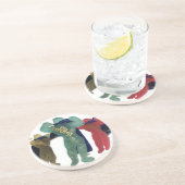 Dessous De Verre En Grès Soyez fort Dessous de verre de grès (Côté)