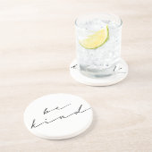 Dessous De Verre En Grès Soyez Gentil (Côté)