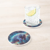 Dessous De Verre En Grès Space Nebula Manatee (Côté)