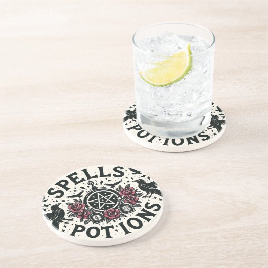 Dessous De Verre En Grès Spams & Potions (Côté)