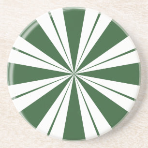 Dessous De Verre En Grès Spearmint Stripe