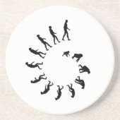 Dessous De Verre En Grès Spirale d'évolution (Devant)