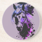 Dessous De Verre En Grès Spirit Pony 3 Lavender (Devant)