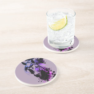 Dessous De Verre En Grès Spirit Pony 3 Lavender