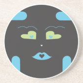 Dessous De Verre En Grès Sponap noir Coaster.ai (Devant)