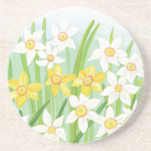 Dessous De Verre En Grès Spring Daffodils  