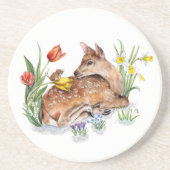Dessous De Verre En Grès Spring Deer (Devant)