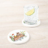 Dessous De Verre En Grès Spring Deer (Côté)