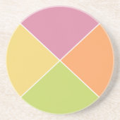 Dessous De Verre En Grès Spring Pastel Sherbet (Devant)
