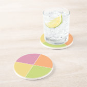 Dessous De Verre En Grès Spring Pastel Sherbet (Côté)