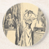 Dessous De Verre En Grès Squelette remarquant sur Madame victorienne (Devant)