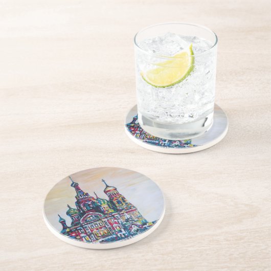 Dessous De Verre En Grès St Petersburg I (Côté)