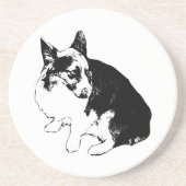 Dessous De Verre En Grès Stand De Coupe, Foxy Friend (Devant)