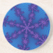 Dessous De Verre En Grès Starburst Océan (Devant)
