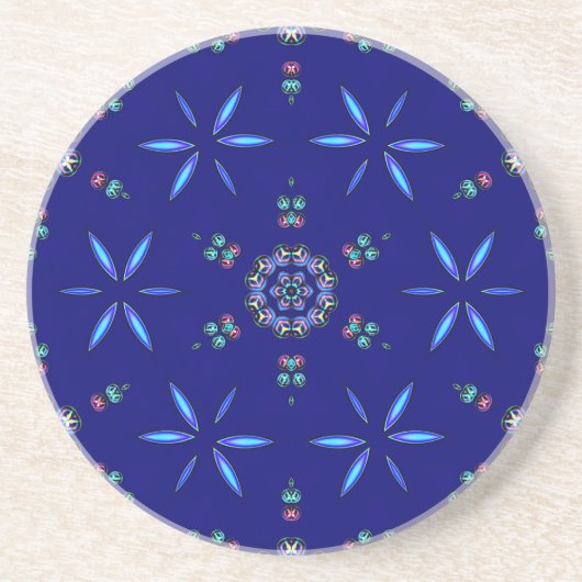 Dessous De Verre En Grès Starlit Kaleidoscope (Devant)