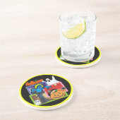 Dessous De Verre En Grès Stars of Halloween - (Côté)