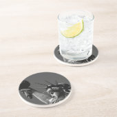 Dessous De Verre En Grès Statue de la Liberté (Côté)