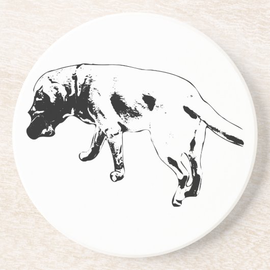 Dessous De Verre En Grès Strides et histoires (Devant)