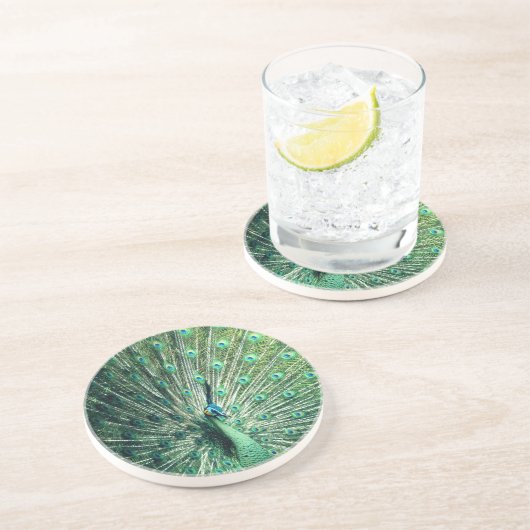 Dessous De Verre En Grès Strut Peacock (Côté)