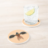 Dessous De Verre En Grès Style du sud-ouest Eagle (Côté)