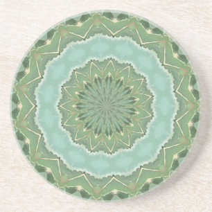Dessous De Verre En Grès Succulent Mandala