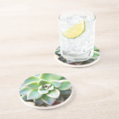 Dessous De Verre En Grès Succulent vert (Côté)