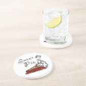 Dessous De Verre En Grès Sucre comme tarte (Côté)