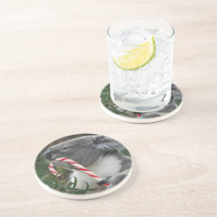 Dessous De Verre En Grès Sucre de canne de Noël Koala