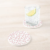 Dessous De Verre En Grès Sucre de canne de Noël motif (Côté)