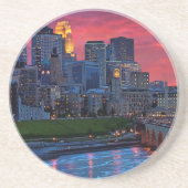 Dessous De Verre En Grès Sucrerie d'oeil de Minneapolis (Devant)