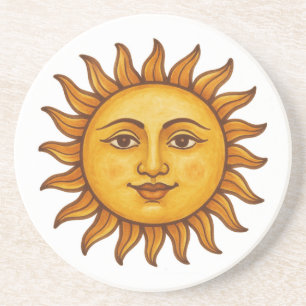Dessous De Verre En Grès Sunface