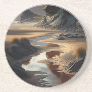 Dessous De Verre En Grès Sunset