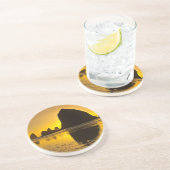 Dessous De Verre En Grès Sunset, Cannon Beach, Oregon, États-Unis (Côté)