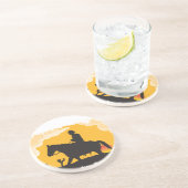 Dessous De Verre En Grès Sunset Cowboy (Côté)