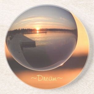 Dessous De Verre En Grès Sunset Dream Crystal Ball