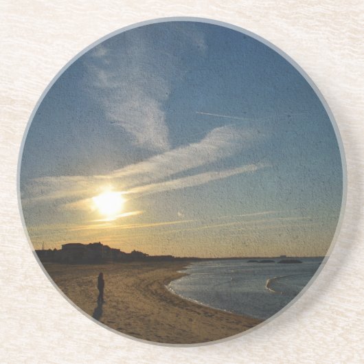 Dessous De Verre En Grès Sunset texturé par Shirley Taylor (Devant)