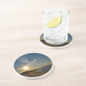 Dessous De Verre En Grès Sunset texturé par Shirley Taylor (Côté)
