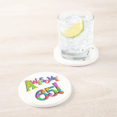 Dessous De Verre En Grès Super 65 Tshirts et cadeaux d'anniversaire (Côté)