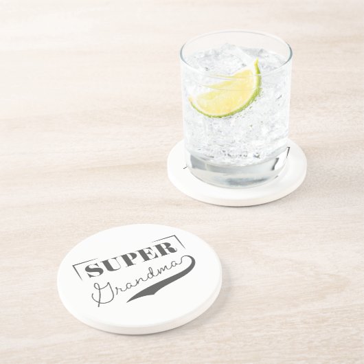 Dessous De Verre En Grès Super grand-mère (Côté)