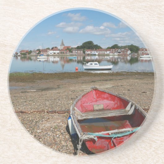 Dessous De Verre En Grès Superbe Bosham Harbour Angleterre (Devant)