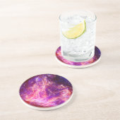 Dessous De Verre En Grès Supernova Remnant N49 (Côté)