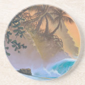 Dessous De Verre En Grès Surf de Hanalei (Devant)