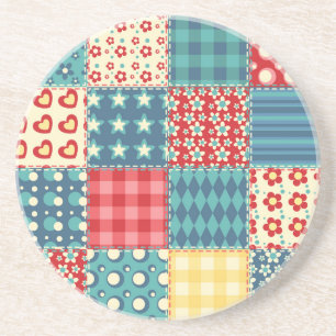 Dessous De Verre En Grès Surface composée vintage : motif arrière - plan pa